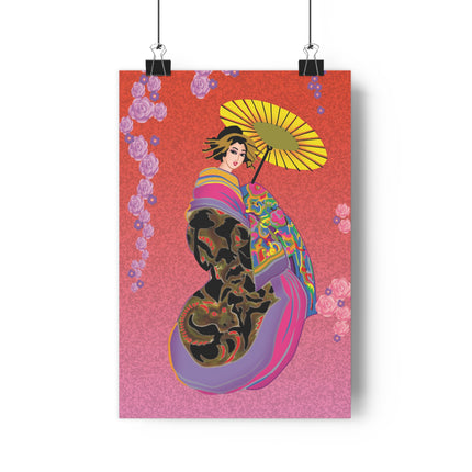 Enchanting Geisha Giclée Art Print