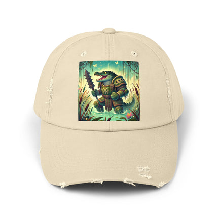 Swamp Tyrant Unisex Distressed Cap