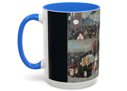 A Bar at the Folies-Bergère by Edouard Manet Colorful Mugs (11oz, 15oz)