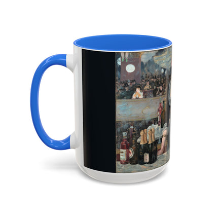 A Bar at the Folies-Bergère by Edouard Manet Colorful Mugs (11oz, 15oz)