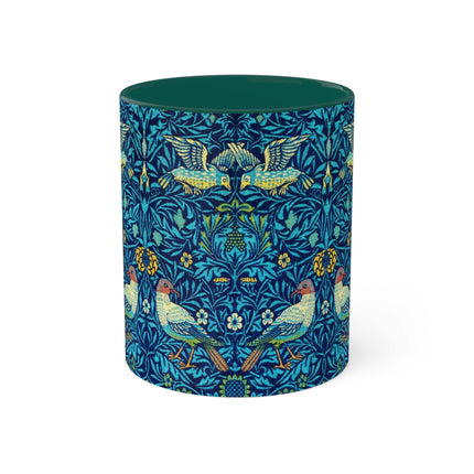 Bird by William Morris Colorful Mugs, 11oz