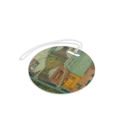 La Fontaine, Saint-Paul De Vence by Henri Le Sidaner Luggage Tag – Rectangle & Round