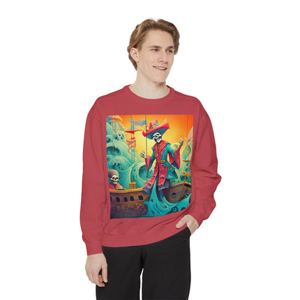 Skeleton Crew of the Misty Seas Unisex Garment-Dyed Sweatshirt
