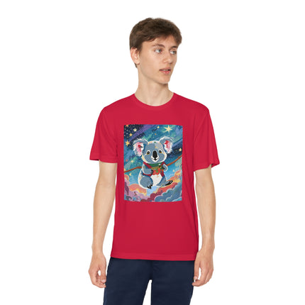 Cute Koala Youth Competitor Tee – Dreamy Skies & Whimsical Wonder