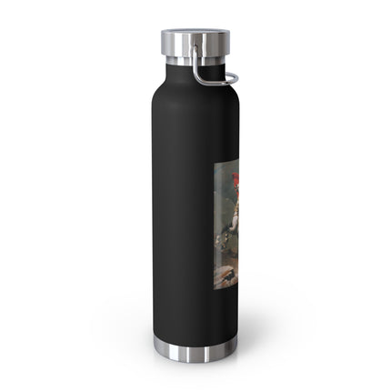 Napoleon Crossing the Alps by Jacques-Louis David Copper Vacuum Insulated Bottle, 22oz