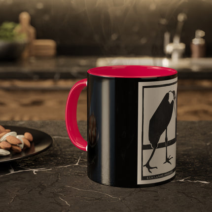 A Lame Marabou by Samuel Jessurun de Mesquita Colorful Mugs, 11oz