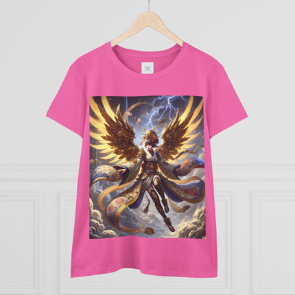 Valkyrie Descending Through Storm Cotton Tee