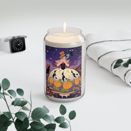 🎃🌙 The Pumpkin Moon Dress Scented Soy Candle – Whimsical Halloween Fashion
