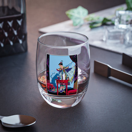 A Visual Journey by Umberto Brunelleschi Whiskey Glass