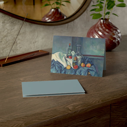The Peppermint Bottle by Paul Cézanne Greeting Cards (1, 10, 30, and 50pcs)