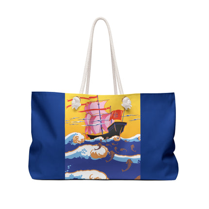 Golden Seas and Whimsical Dreams Weekender Bag