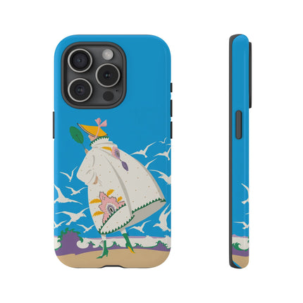 Seaside Wanderer Phone Case – Whimsical Charm & Coastal Delight