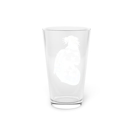 Japanese Woman by Keisai Eisen Glass, 16oz