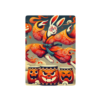 Jack-O’-Lantern Drums & The Kabuki Rabbit Playing Cards