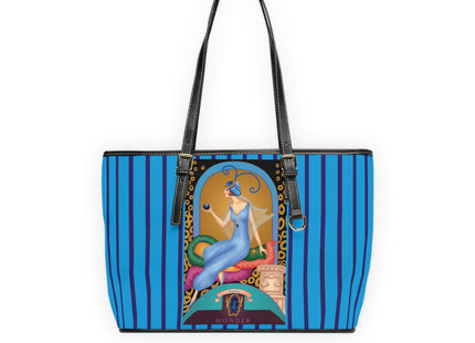 September & Sapphire (from the Gem Series) by Sofia Chiostri PU Leather Shoulder Bag