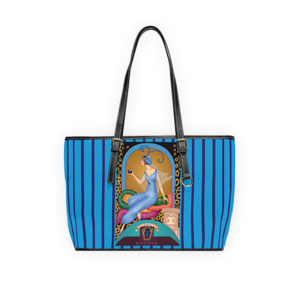 September & Sapphire (from the Gem Series) by Sofia Chiostri PU Leather Shoulder Bag