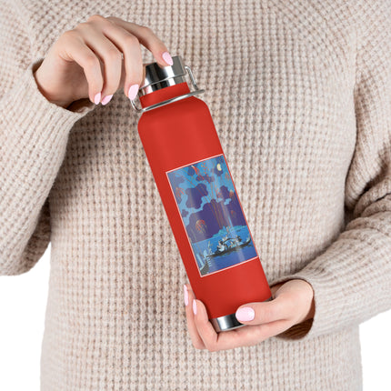 Fireworks in Venice by George Barbier Copper Vacuum Insulated Bottle, 22oz