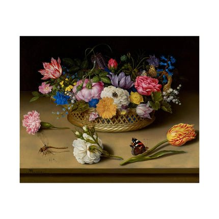 Flower Still Life by Ambrosius Bosschaert Matte Horizontal Posters