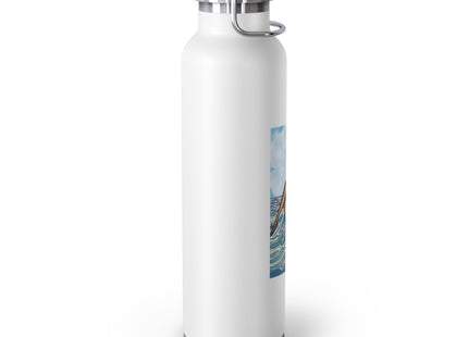 Playful Waves and Fashion Follies Copper Vacuum Insulated Bottle, 22oz