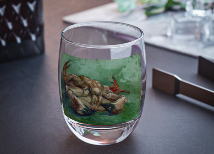 Crab on its Back by Vincent Van Gogh Whiskey Glass