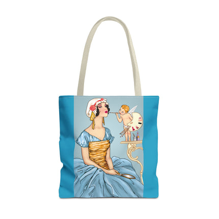 The Enchanting Painter: A Fairy's Artistic Touch Tote Bag (AOP)