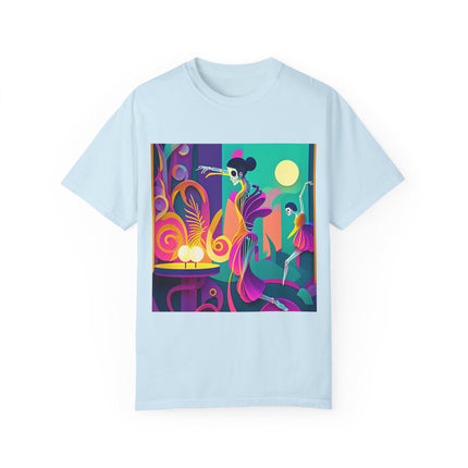 Dance of the Skeleton Ballerinas Unisex Garment-Dyed T-shirt