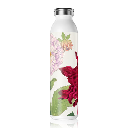 Dahlia Flower by Tanigami Kônan Slim Water Bottle