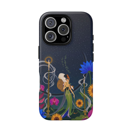 🌙🕯️ The Lady Of The Midnight Garden Phone Case – Art Deco Nocturne