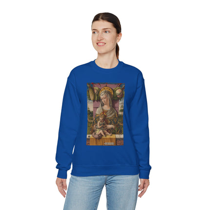 Madonna and Child by Carlo Crivelli Heavy Blend™ Crewneck Sweatshirt