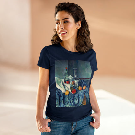The Peppermint Bottle by Paul Cézanne Women's Midweight Cotton Tee