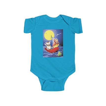 Embarking on a Moonlit Journey Baby Bodysuit – A Magical Tale Beneath the Stars