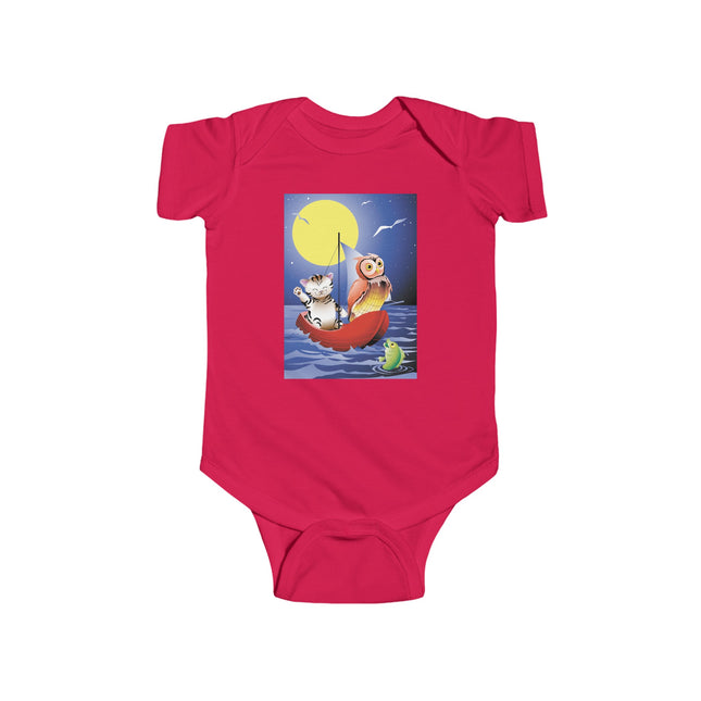 Embarking on a Moonlit Journey Baby Bodysuit – A Magical Tale Beneath the Stars