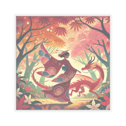 The Dragon Fairy’s Dance Kiss-Cut Stickers (4 Sizes)