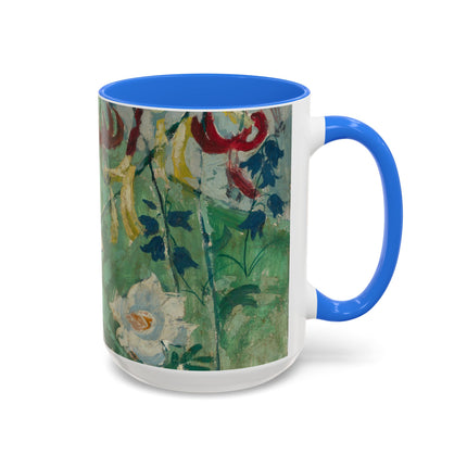 Flowers by August Babberger Colorful Mugs (11oz, 15oz)