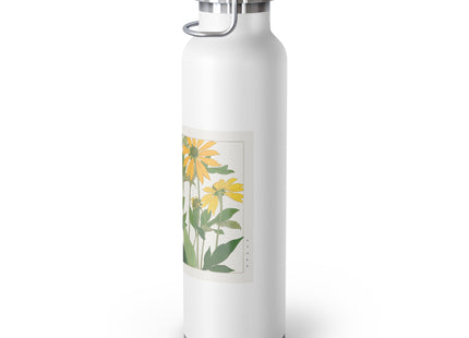 Clerodendrum & Rudbeckia by Tanigami Kônan Copper Vacuum Insulated Bottle, 22oz