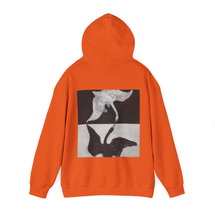 The Swan by Hilma af Klint Heavy Blend™ Hooded Sweatshirt