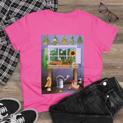 A Gardener's Haven Women's Midweight Cotton Tee