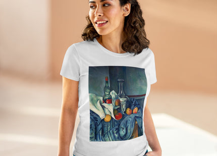 The Peppermint Bottle by Paul Cézanne Women's Midweight Cotton Tee