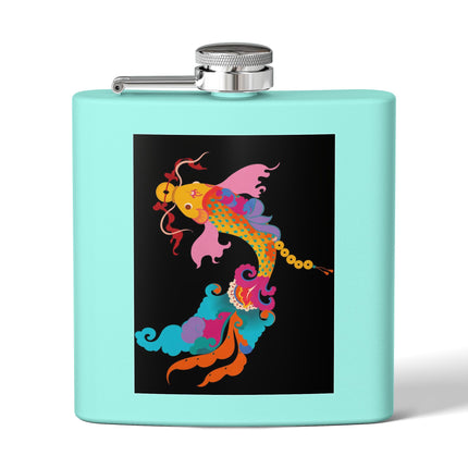 Golden Koi Flask – Lucky Swim & Vibrant Fortune
