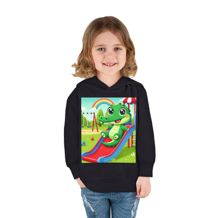 Playground Crocodile Joy Toddler Pullover Fleece Hoodie