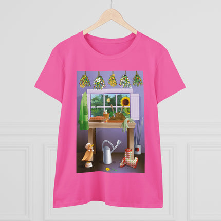 A Gardener's Haven Women's Midweight Cotton Tee