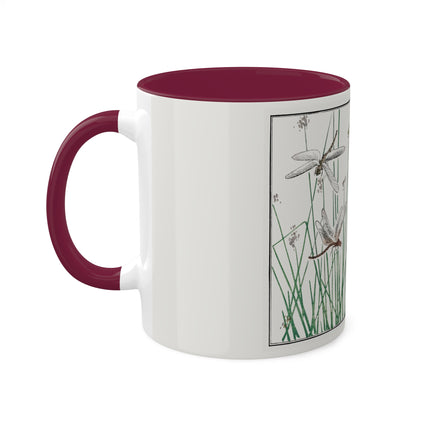 Dragonflies by Morimoto Toko Colorful Mugs, 11oz