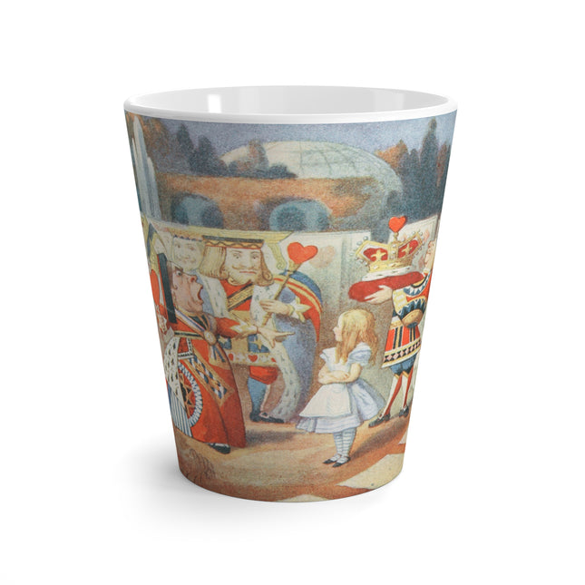 Off with her head! Off with— by Sir John Tenniel Latte Mug