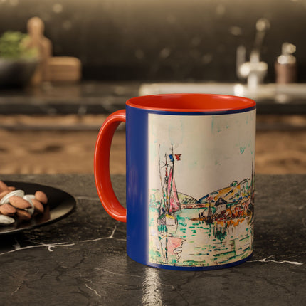 Concarneau by Paul Signac Colorful Mugs (11oz, 15oz)