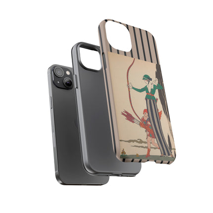 L'Arc Rouge by George Barbier Phone Cases