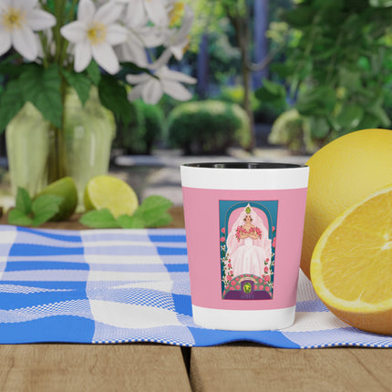 August & Peridot (from the Gem Series) by Sofia Chiostri Ceramic Shot Glass