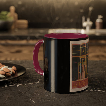Pompeii Walls Pl.04 by Victor Steeger Colorful Mugs, 11oz
