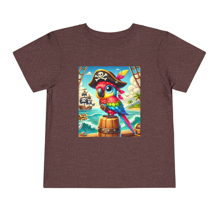 Captain Parrot and the Treasure Seas Toddler Short Sleeve Tee