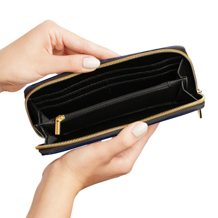 🌹💜 The Crimson Moonlight Garden Wallet – Art Deco Floral Mystery