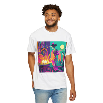 Dance of the Skeleton Ballerinas Unisex Garment-Dyed T-shirt
